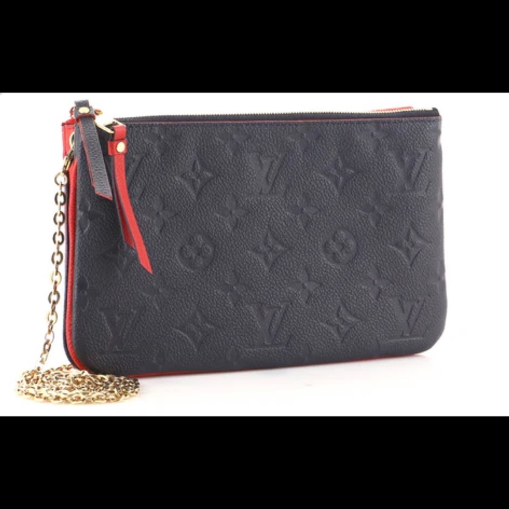 Louis Vuitton Double Zip Pochette Monogram Empreinte Leather - Picture 2 of 7